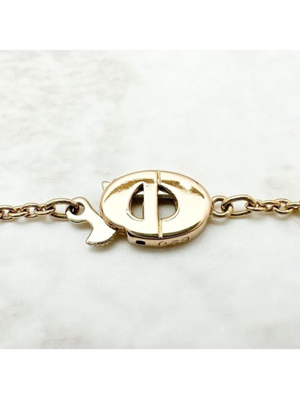 Dior Diamond Yellow Gold Necklace - Picture 5 of 7